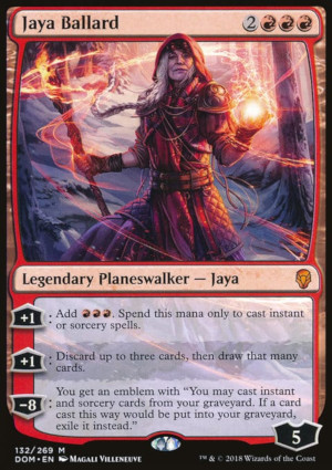 carte Jaya Ballard, planeswalker de Dominaria