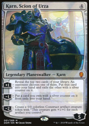 carte Karn, planeswalker de Dominaria