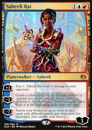 carte Saheeli Rai, planeswalker de Kaladesh